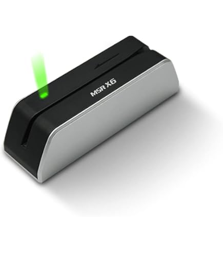 MSR X6 Swipe Card Reader Writer 3-Track USB MSRX6 Compatible
